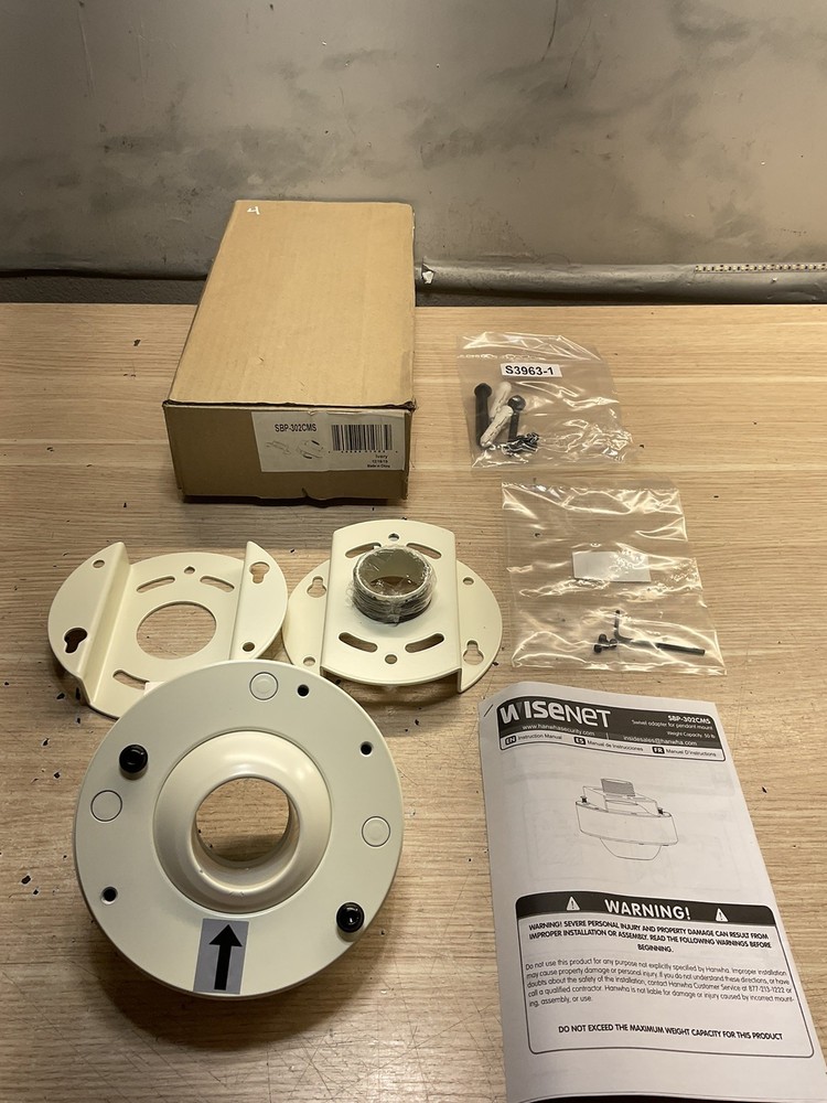 HANWHA TECHWIN SBP-302CMS Mounting Adapter Kit for Network Camera /JUA2777