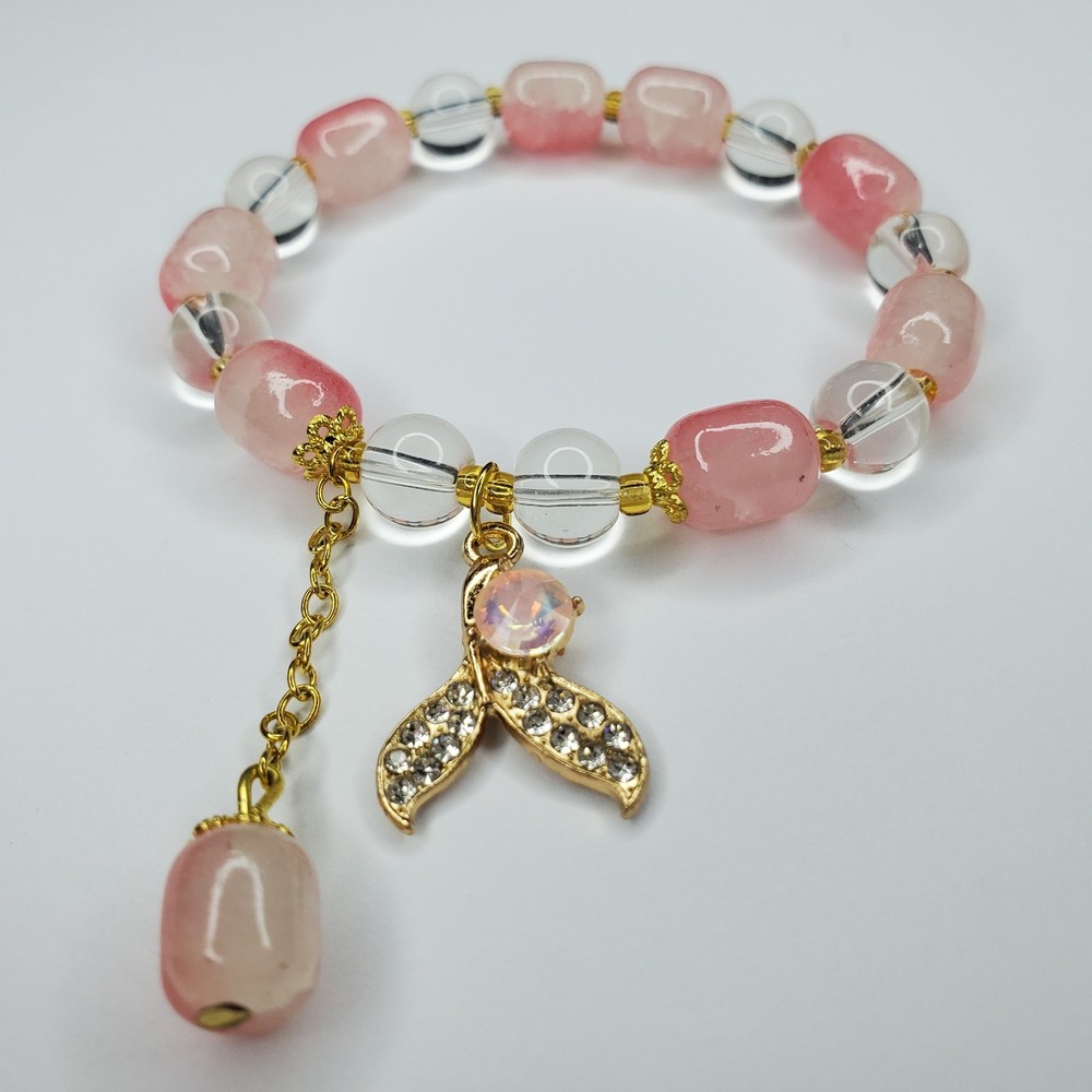 Hand crafted artisan unique gemstone bracelet