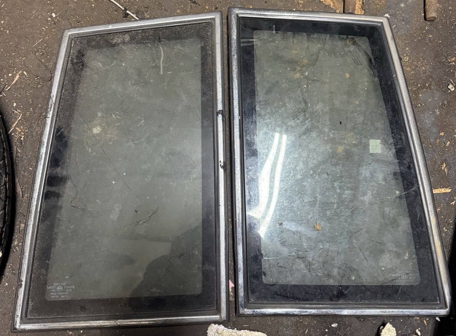 1981-1987 Buick Regal Grand National Both Quarter Glasses Pre-owned