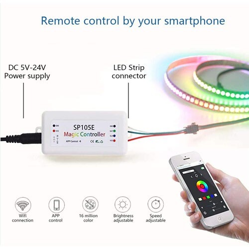 LED Magic Controller - App Controller + Bluetooth