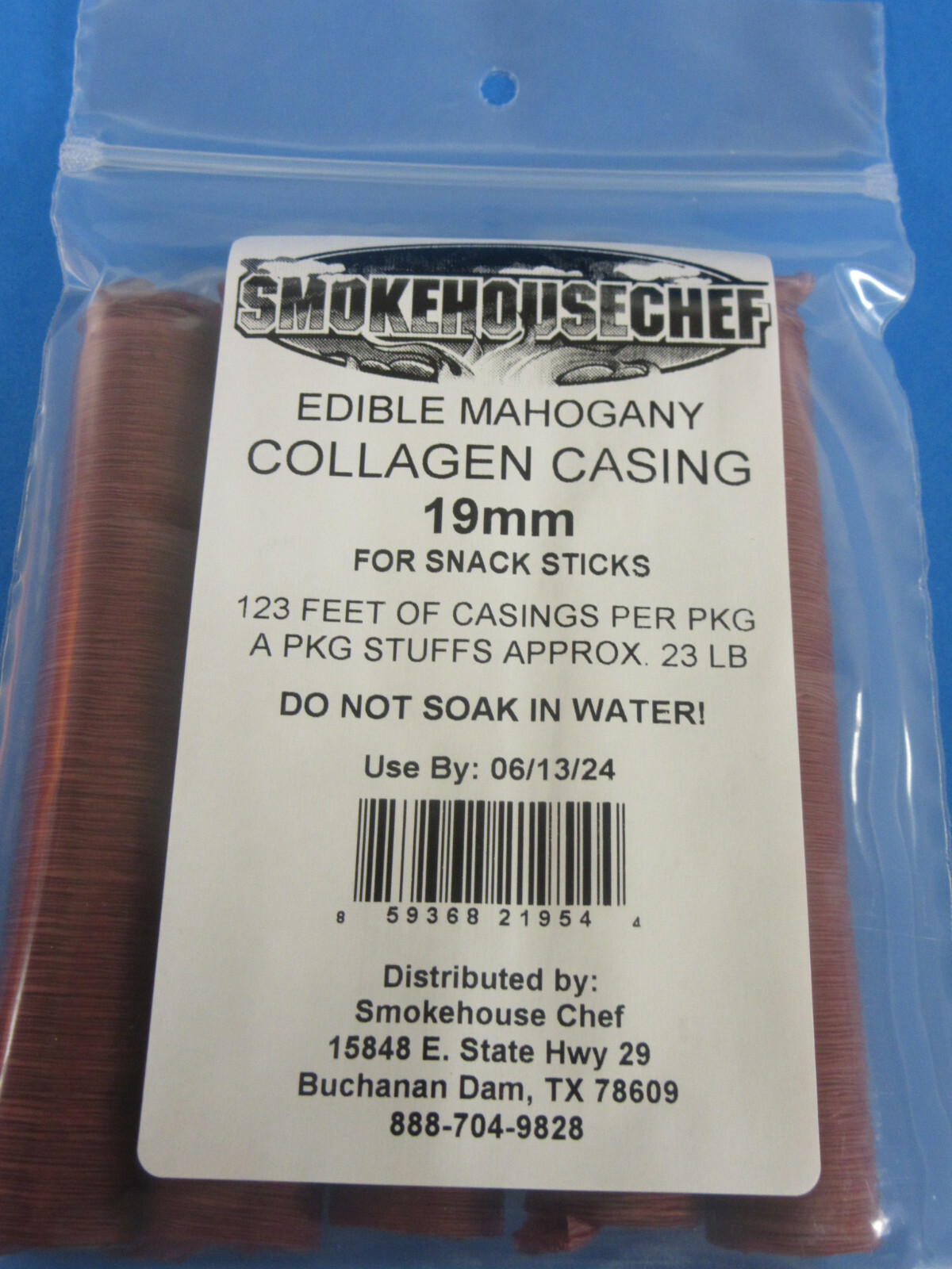 *3 SIZES* VARIETY Snack Stick Casings 17mm 19mm 21mm for 70 lbs of meat USA