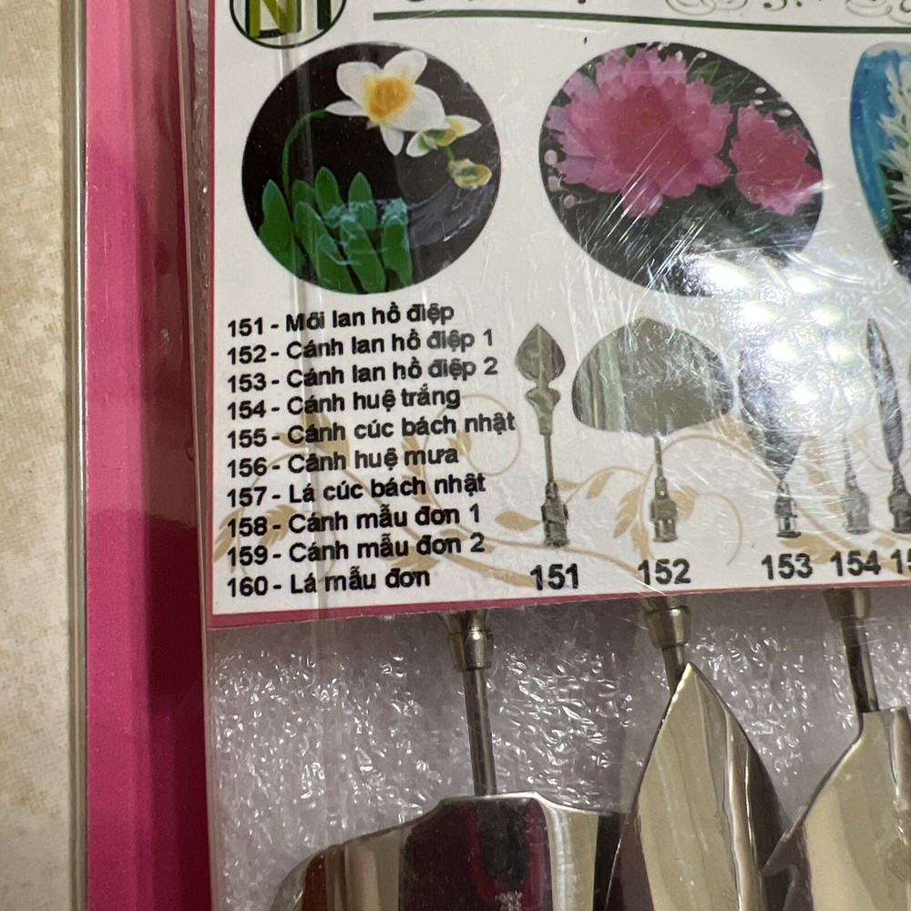 Set 10 Needle Tools Make Jelly Cake By Ngoc Hue
