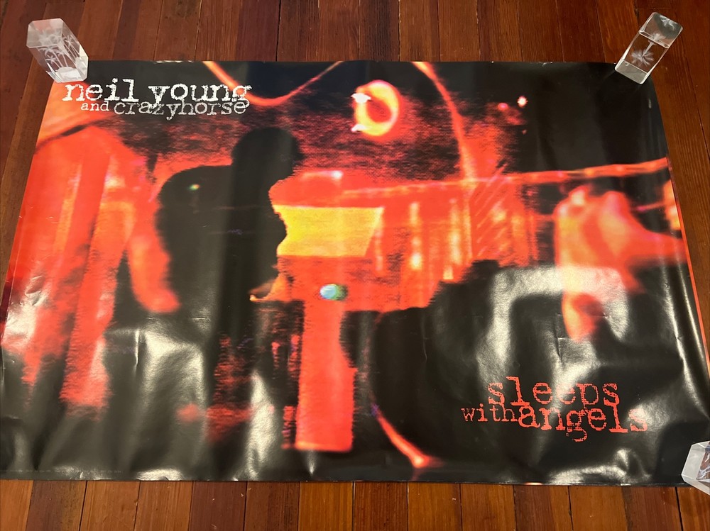 Neil Young & Crazy Horse Sleeps With Angels  Promotional Poster 1994