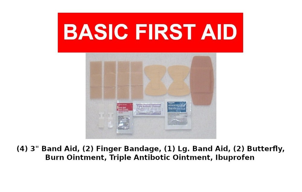 Emergency Bleed Control and basic first aid Kit.