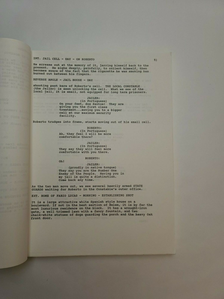 COME THE DAWN / David E. Durston 1980's Unproduced Movie Script Screenplay