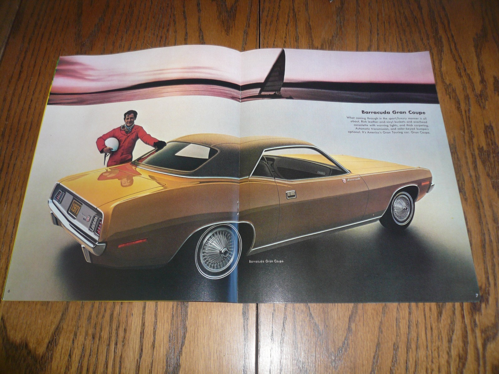 1971 Plymouth Barracuda Sales Brochure - Vintage Original