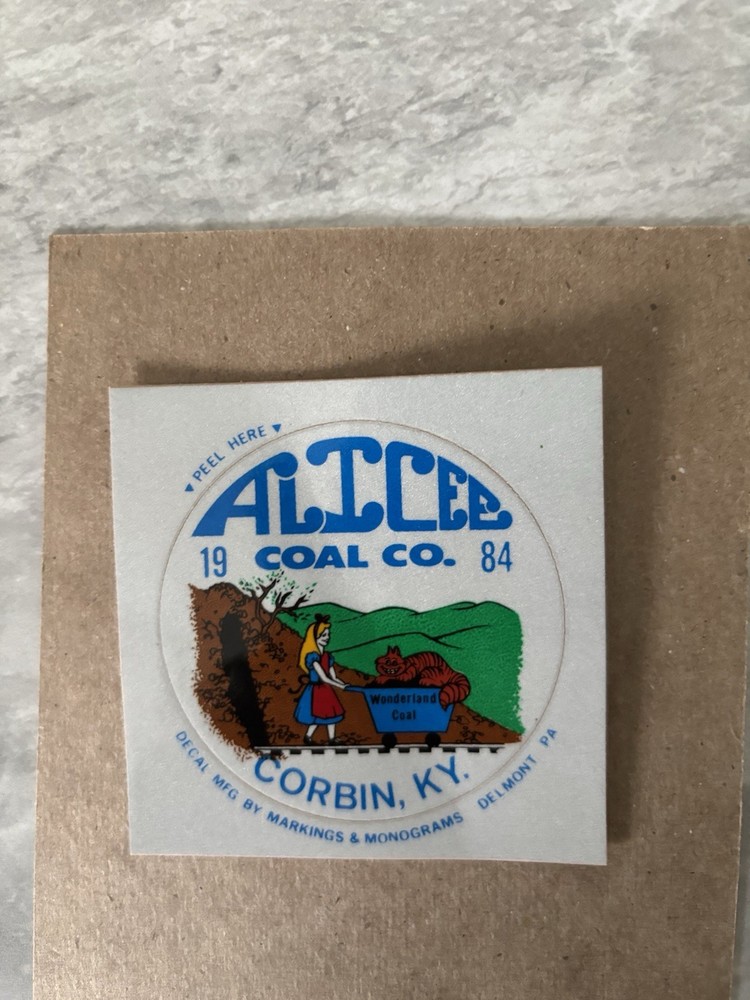 coal mining stickers nice older coal Company