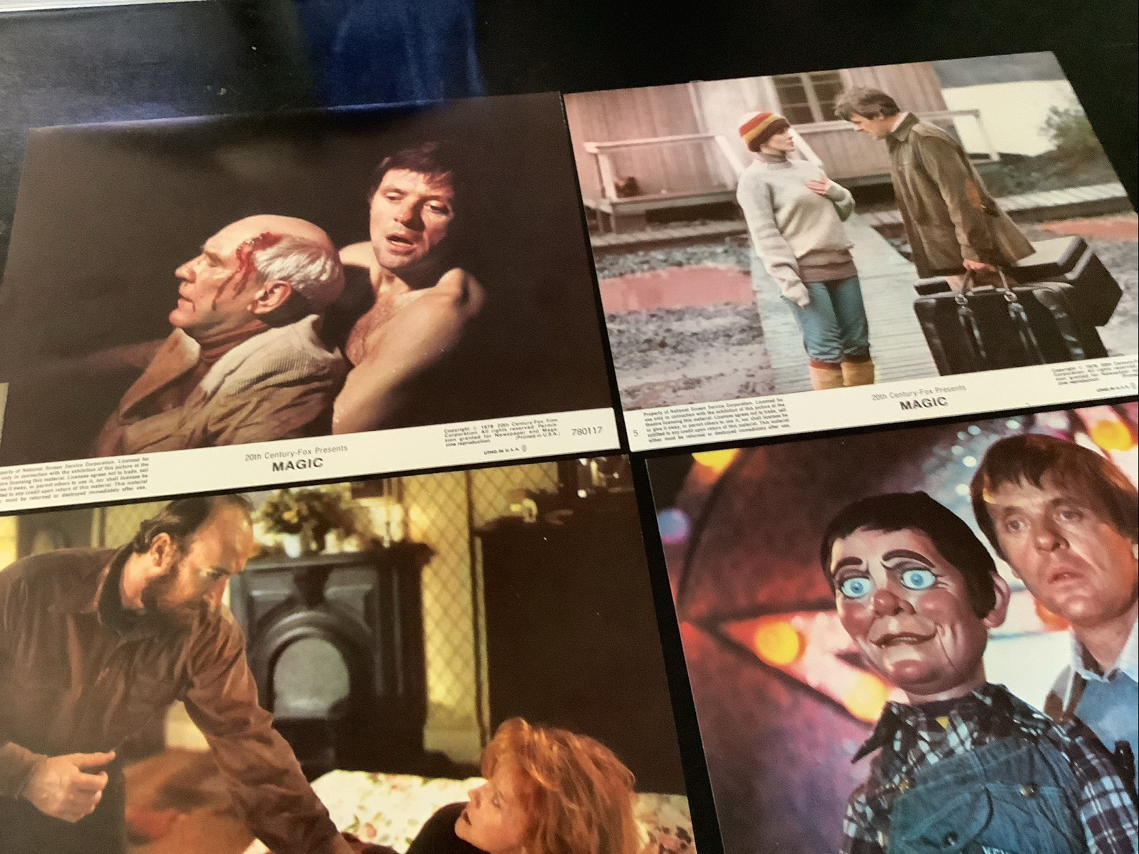 MAGIC 1978 ORIGINAL LOBBY CARD SET OF 7 ANTHONY HOPKINS ANN-MARGRET-EXCELLENT!
