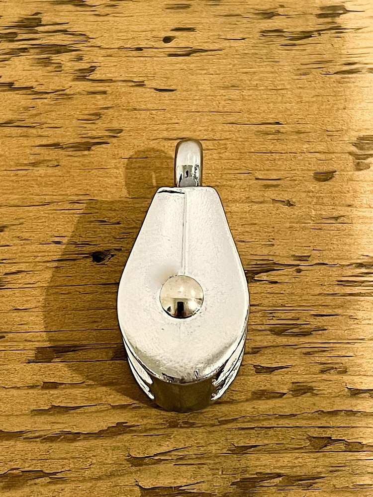 Fixed eye Dual Sheave Pulley One-Inch