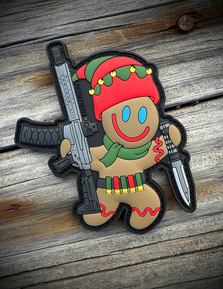 Patriot Patch Co. - Tactical Gingerbread Man Auto Shotty - Patch