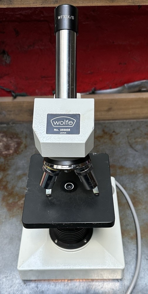 Wolfe Circa 2000 Student Compound Microscope - Model 855838 - Excellent Shape