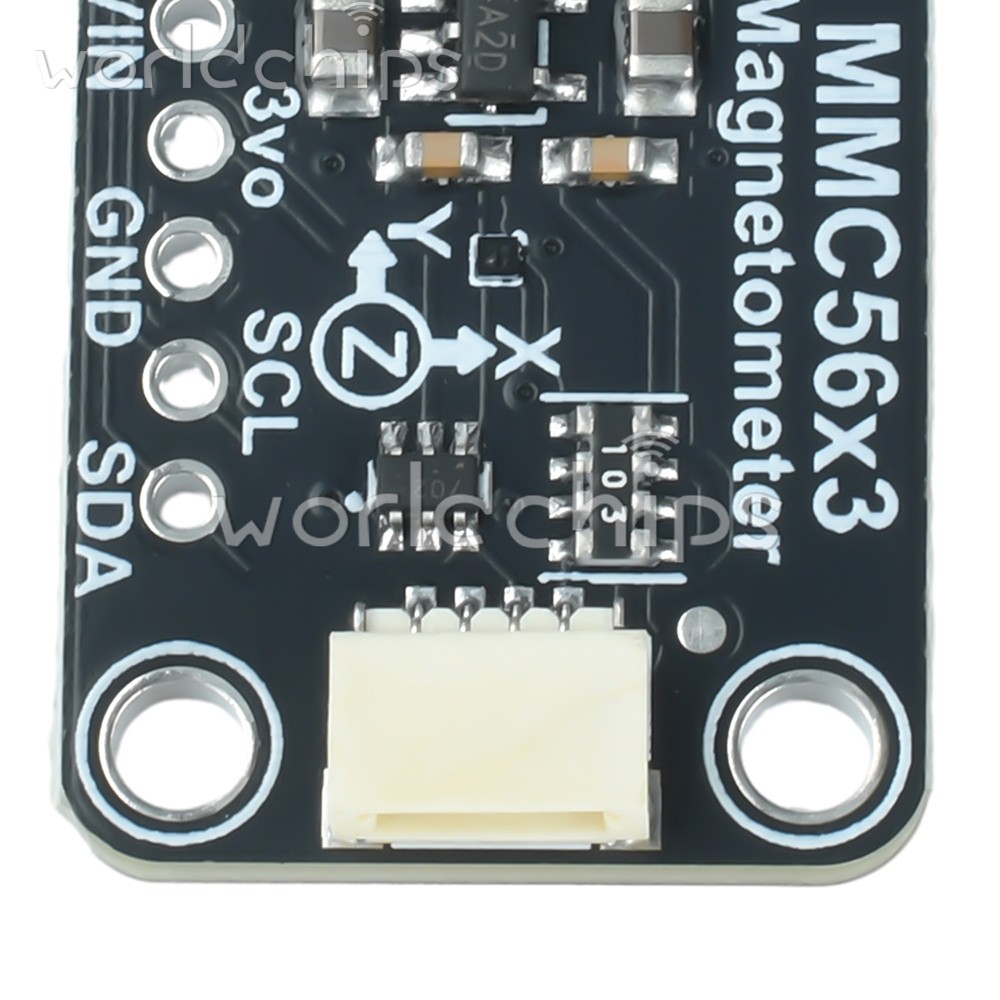 MMC5603 Three-axis Magnetometer Module Compatible with STEMMA QT/Qwiic interface