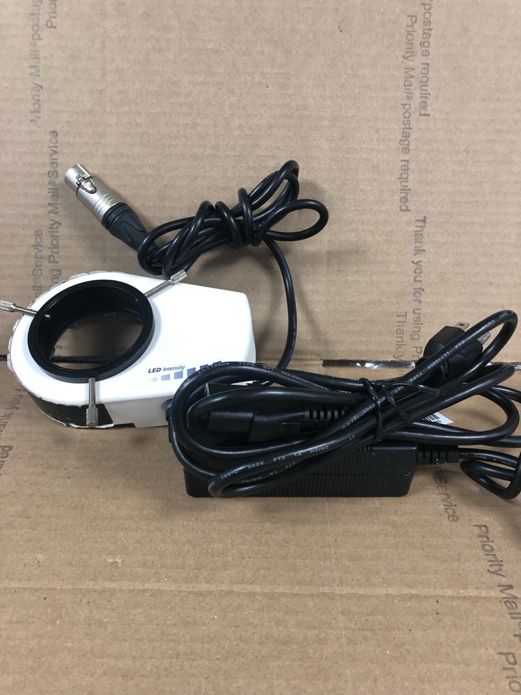 Micro-Lite LV2000 LED Microscope Ring Illuminator, ID: 2.35" (TESTED)