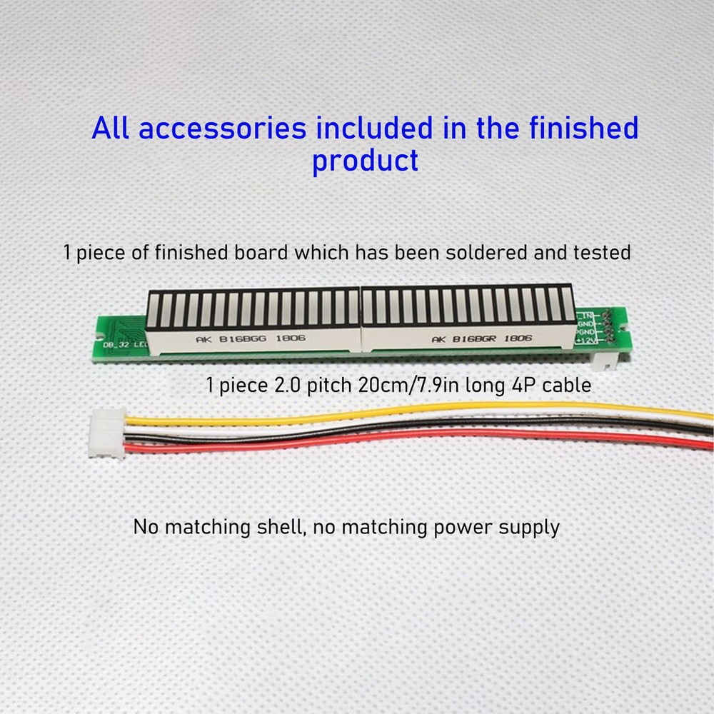 DIY Sound Level Indicator With 32 Bit 8 Effects Display Visualizer Adjustable⭐