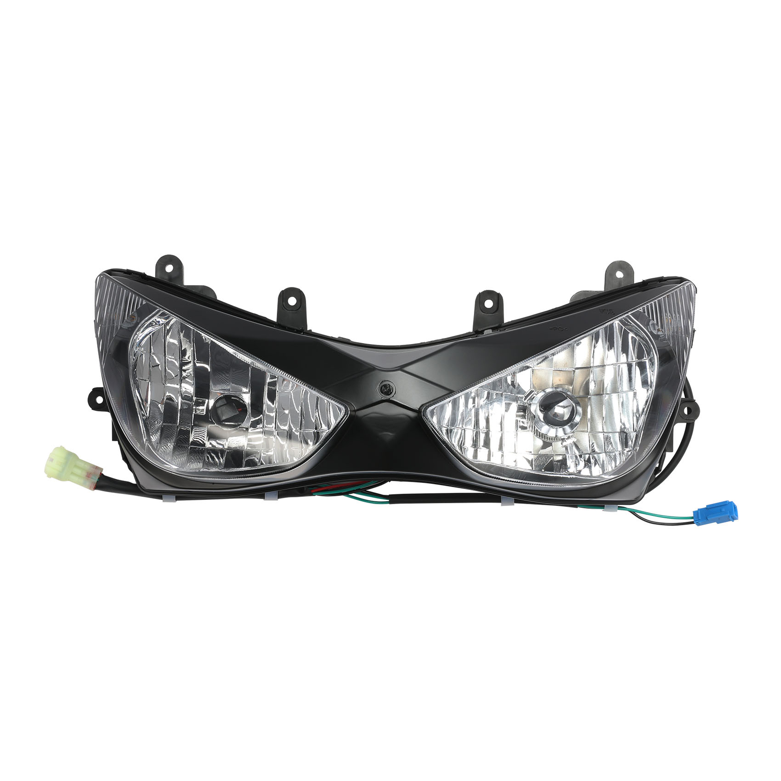 Front Headlight Assembly Fit For Kawasaki Ninja ZX6R ZX6RR 2005-2006 2005 2006
