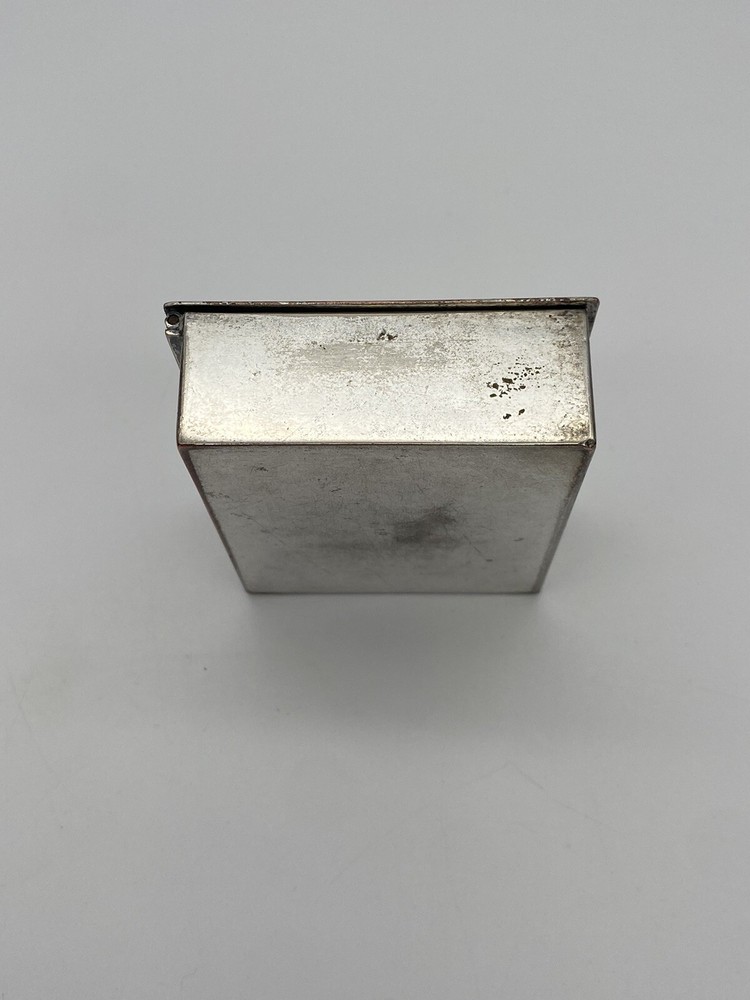 Vintage Cigarette Box Or Trinket Box Crescent Silverware MFG CO. INC.