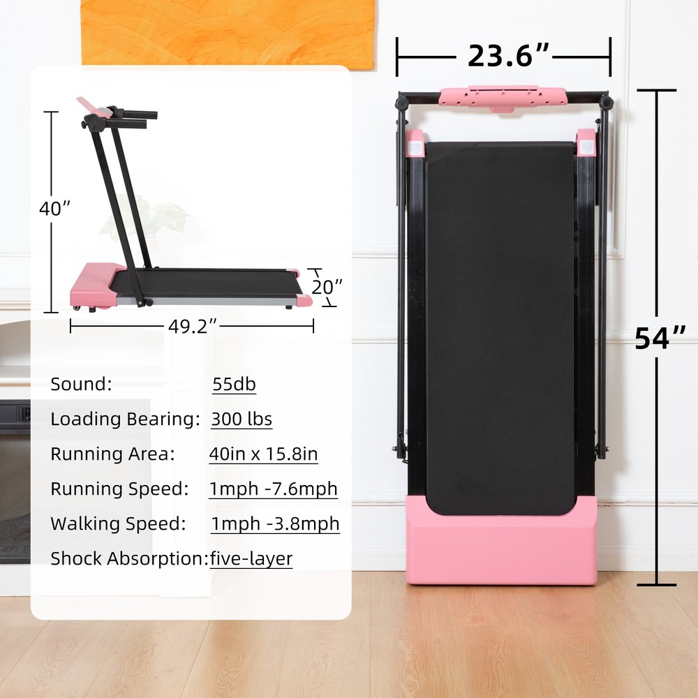 Treadmill Walking Pad Under Desk Running Machine Walking Jogging Treadmill