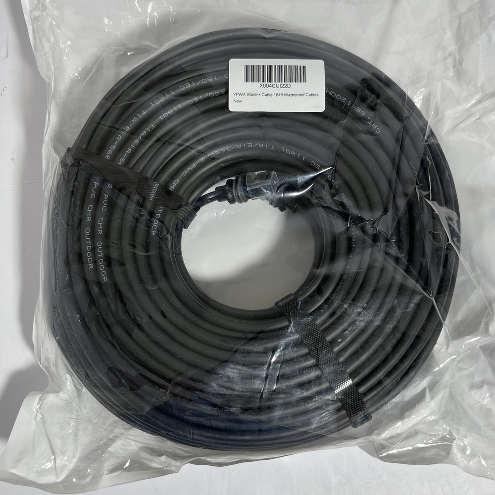 Starlink Generation 3 Cable 164FT/50M Replacement Cable Rectangular Satellite