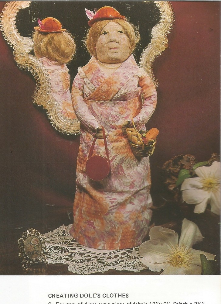 Character Dolls Patterns Pinch & Sew Stocking Faces Soft Sculpture E37