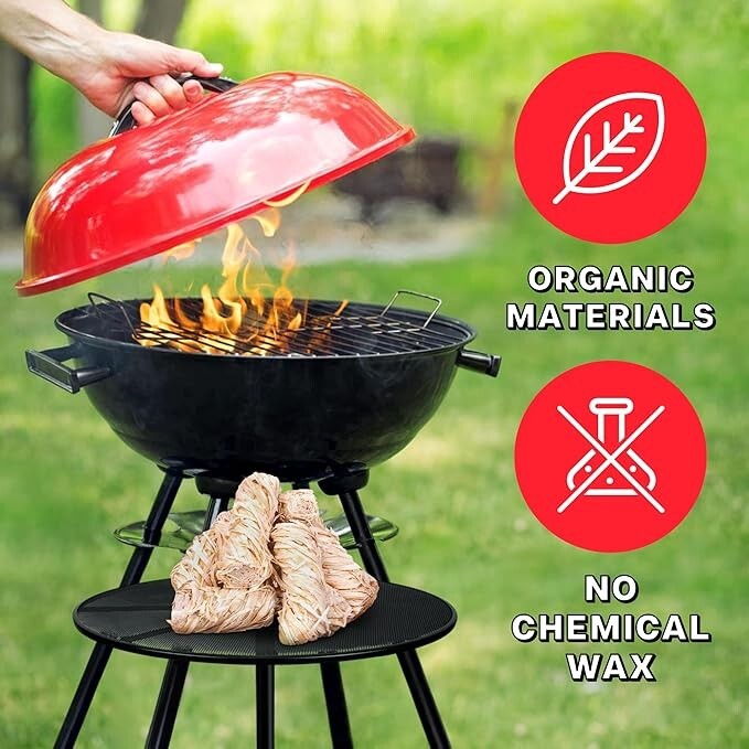 Quick Ignite Fire Starter - 150PCS Fire Starter Rolls For BBQ Fireplace