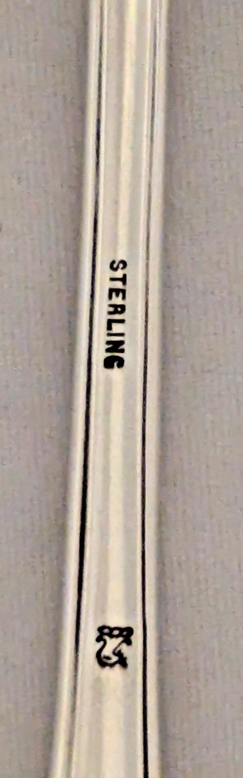 H.H. Curtis & Co Sterling Silver Salad Serving Set Fork & Spoon 8-1/2"Long 113g