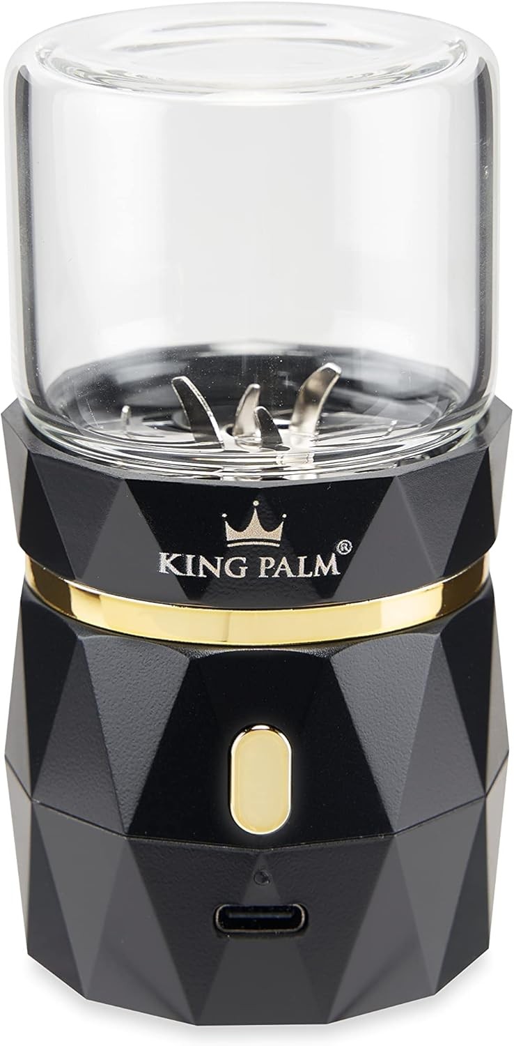 King Palm Electric Spice Grinder, USB Rechargeable Electronic Grinder Automatic