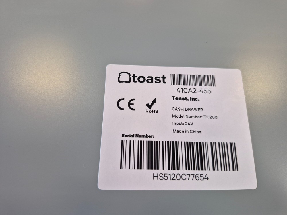 Toast Flex POS System Touch Screen w/ Printer, card reader & Cables