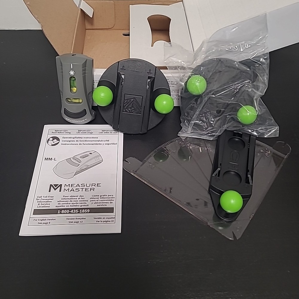 Measure Master MM-L Multi-Functional Line Laser Level. TESTED Leveling Tool