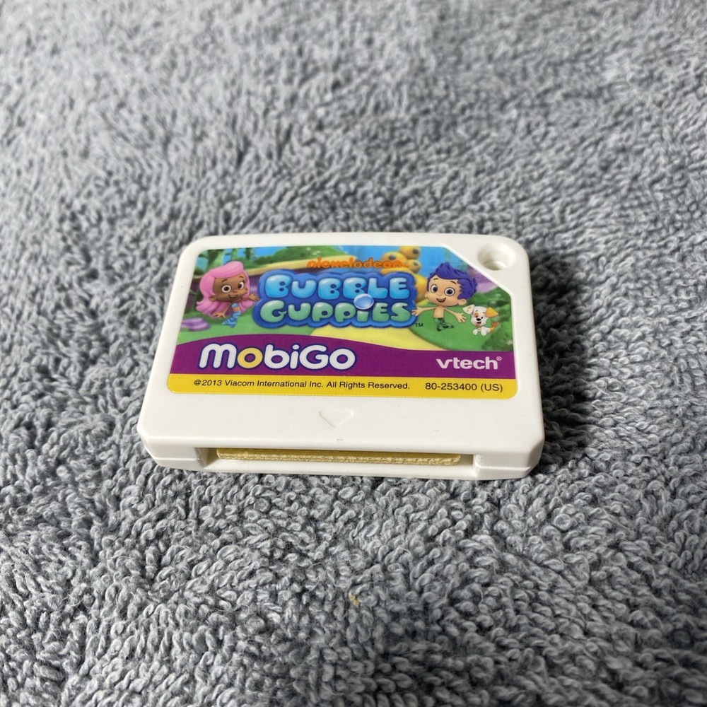 VTECH MOBIGO: NICKELODEON BUBBLE GUPPIES INTERACTIVE LEARNING GAME 3-5 YR