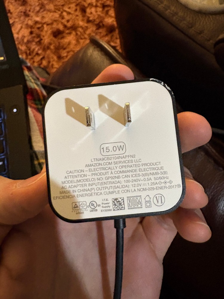 Amazon Echo Dot 3rd Gen Smart Speaker C76MP8 & Power Supply GP92NB