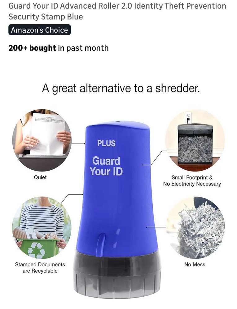 Guard Your ID Roller Advanced X Open Box New
