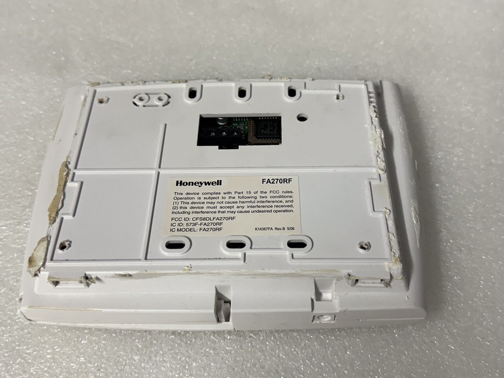 Honeywell FA270RF Keypad Remove From Working Security System UNTESTED!