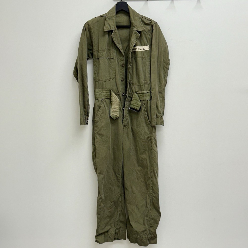 Original WWII US Army Named HBT Coverall