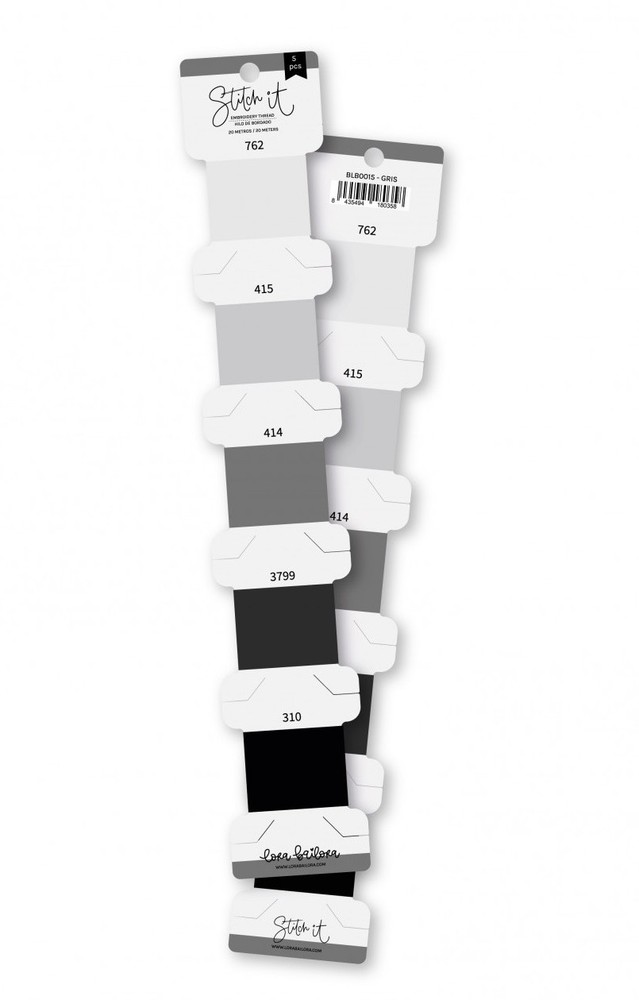 Lora Bailora Stitch It BLB0015 Embroidery Thread Gray