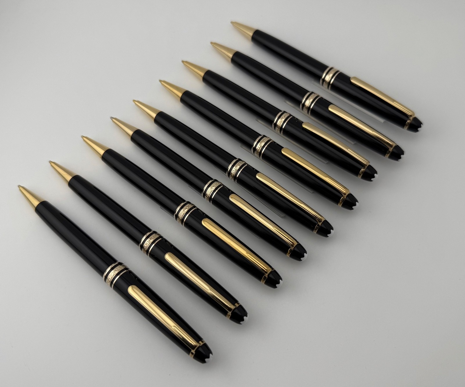 Montblanc Meisterstück Black Gold Plated No. 165 Mechanical Pencil 0.7mm