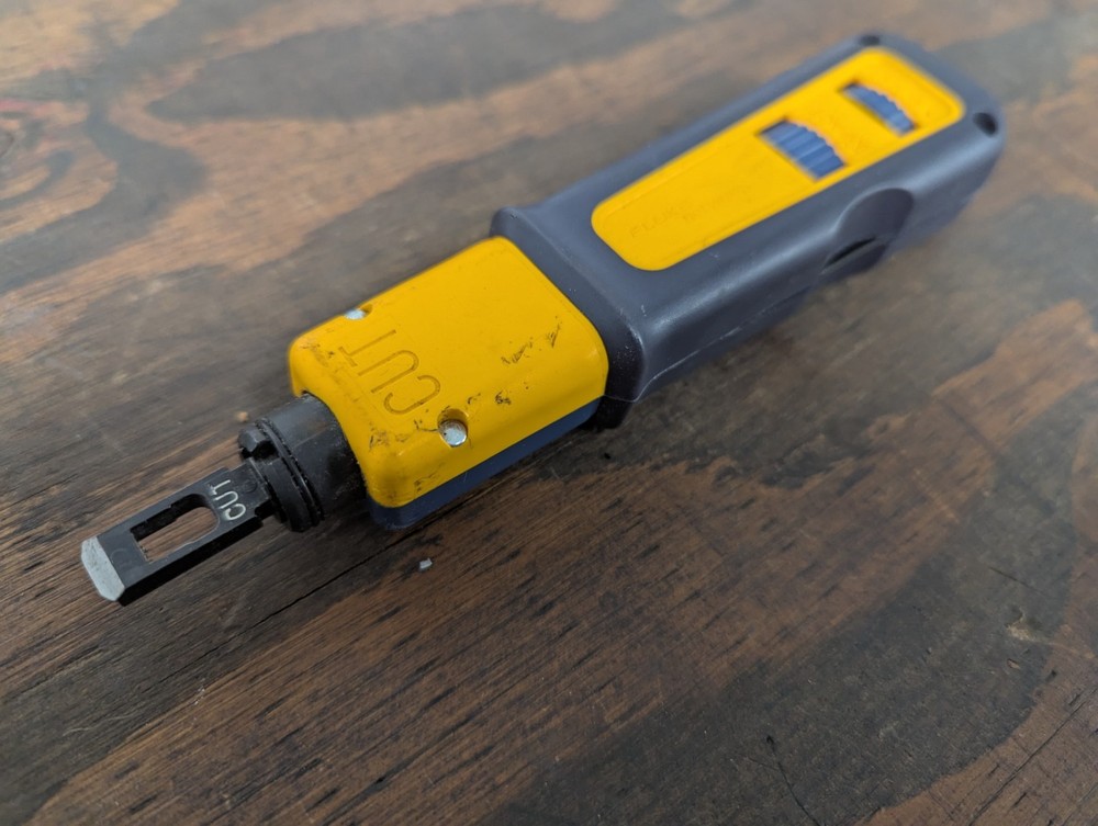 Fluke Networks D914S Impact Punch Down Tool EverSharp