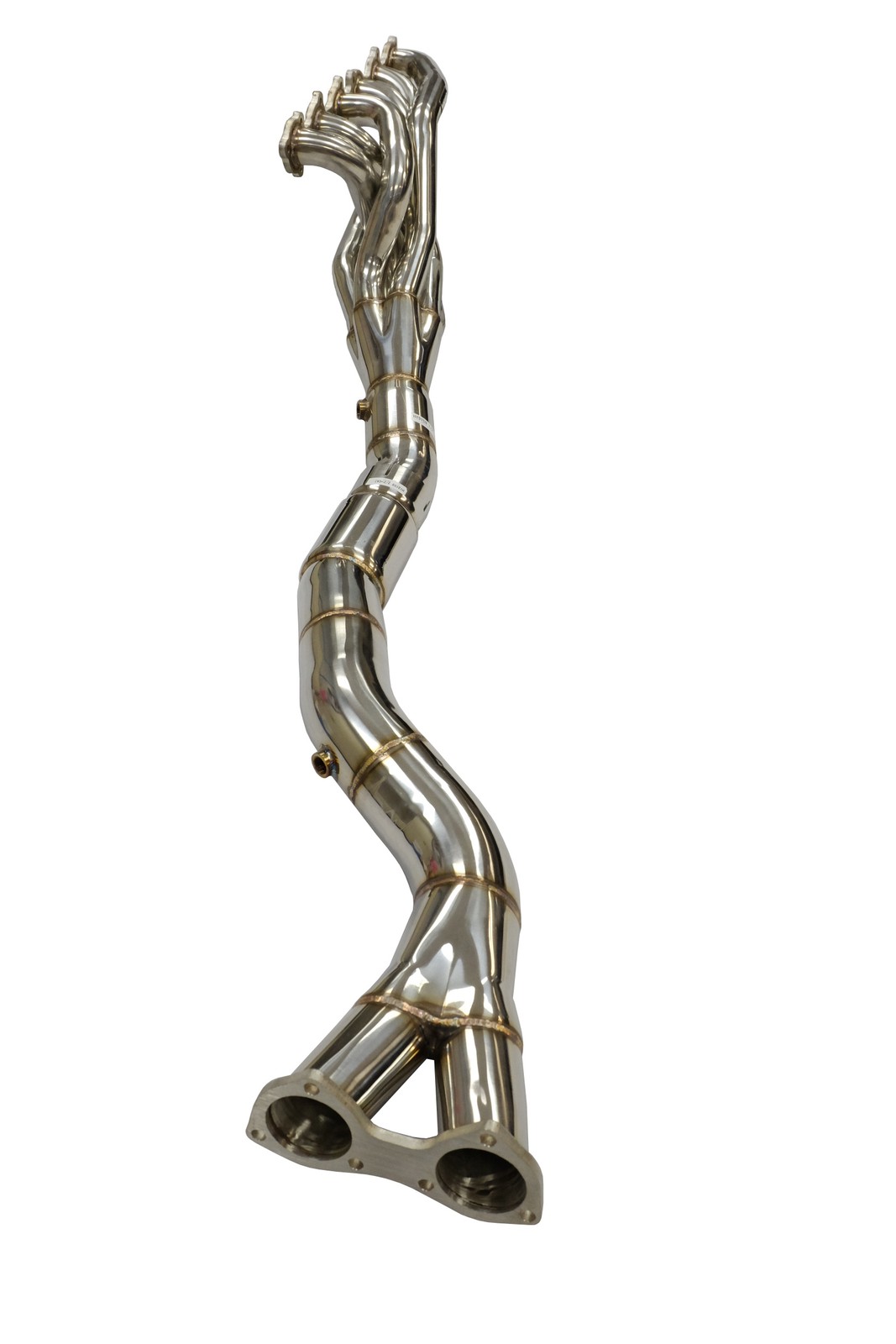 OBX Stainless 6-1 Long Tube Manifold 01-06 BMW M3 E46 S54 Catted 1-3/4X3.0