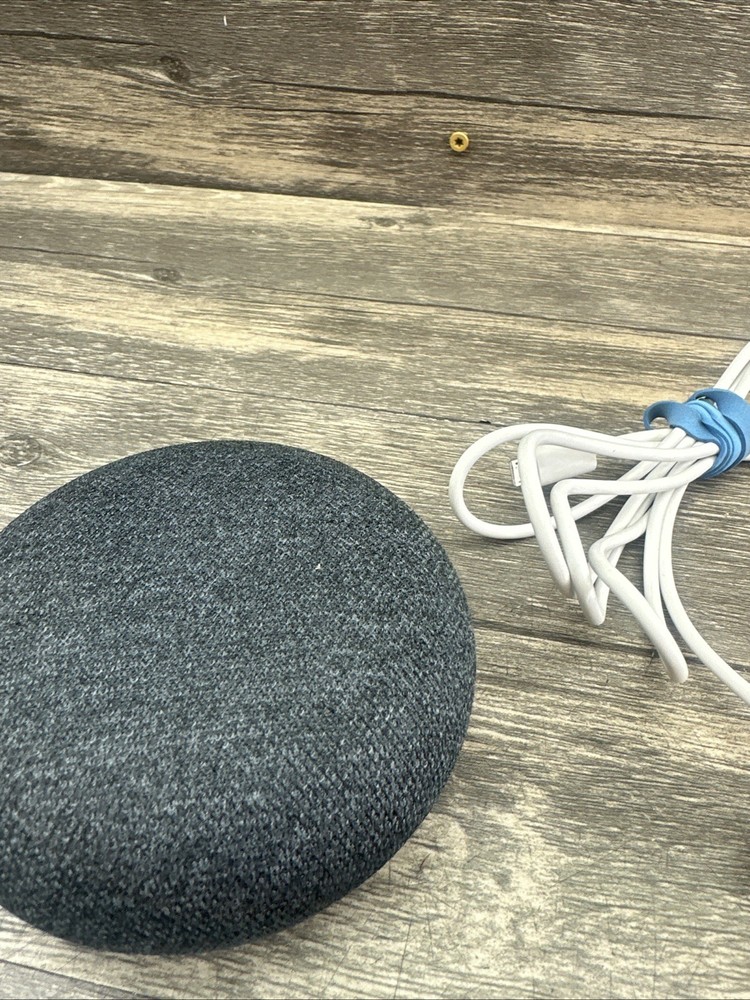 Google Home Mini Smart Assistant - Charcoal AS-IS Untested