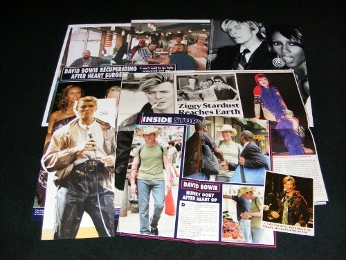 DAVID BOWIE magazine clippings