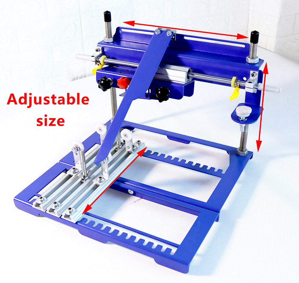 1 Color Manual Cylinder Press Printer Micro-adjust Screen Printing Machine