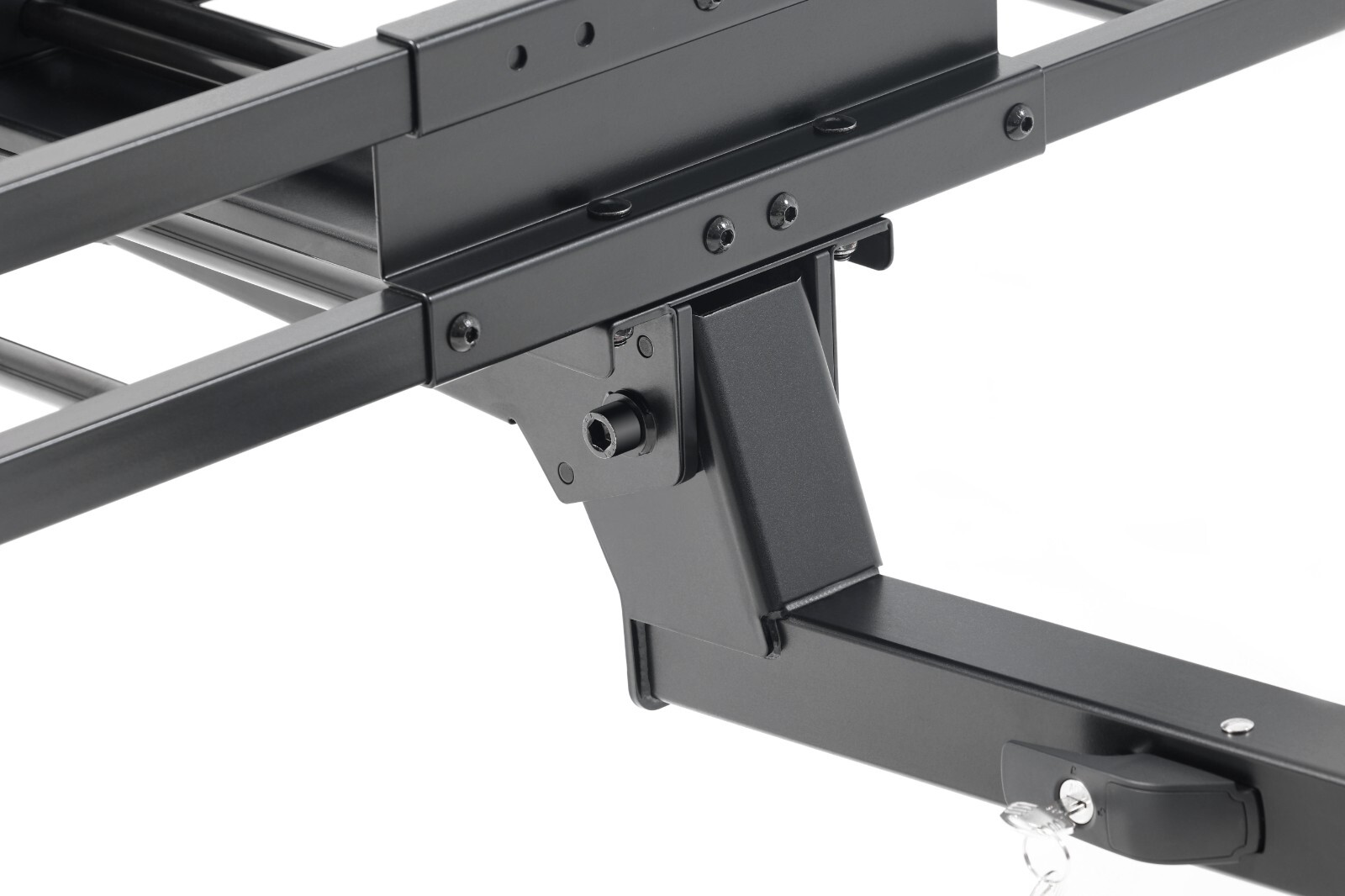 TOOENJOY 59'' Foldable Hitch Mount Cargo Carrier Luggage Basket Fits 2" Receiver