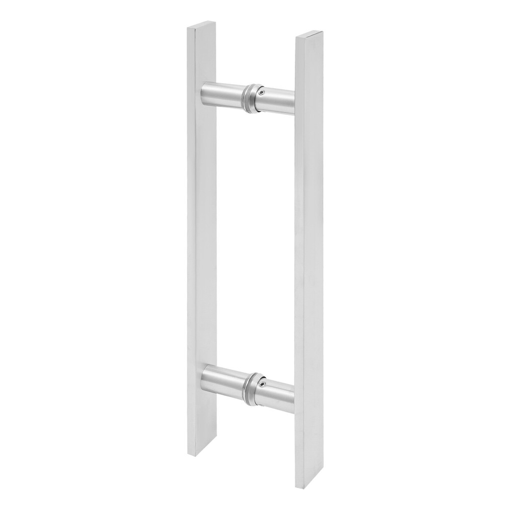 H-Shape Door Handle Double Sided Pull Push Sliding Barn Door Handles Silver