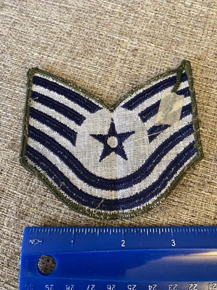 US Air Force Technical Sergeant Enlisted Rank Patch USAF INV15200
