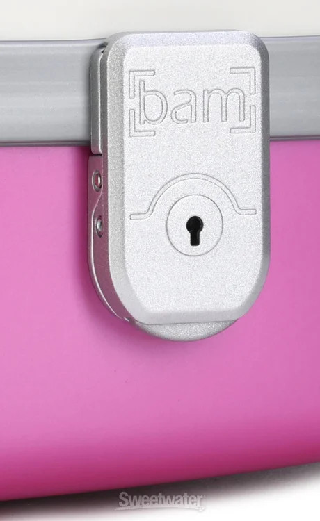 BAM BonBon Hightech Violin Case - White/Violet