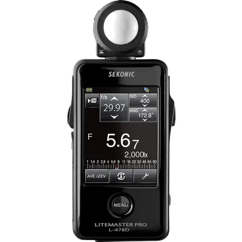 Sekonic L-478D LiteMaster Pro - Touchscreen - Ambient & Flash - OPEN BOX
