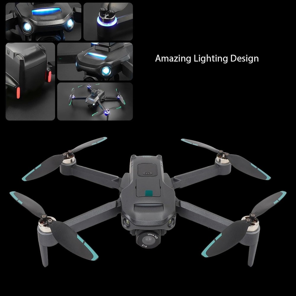 RC Drone Brushless, HD Dual Camera Quadcopter, Obstacle Avoidance LCD Screen Opt