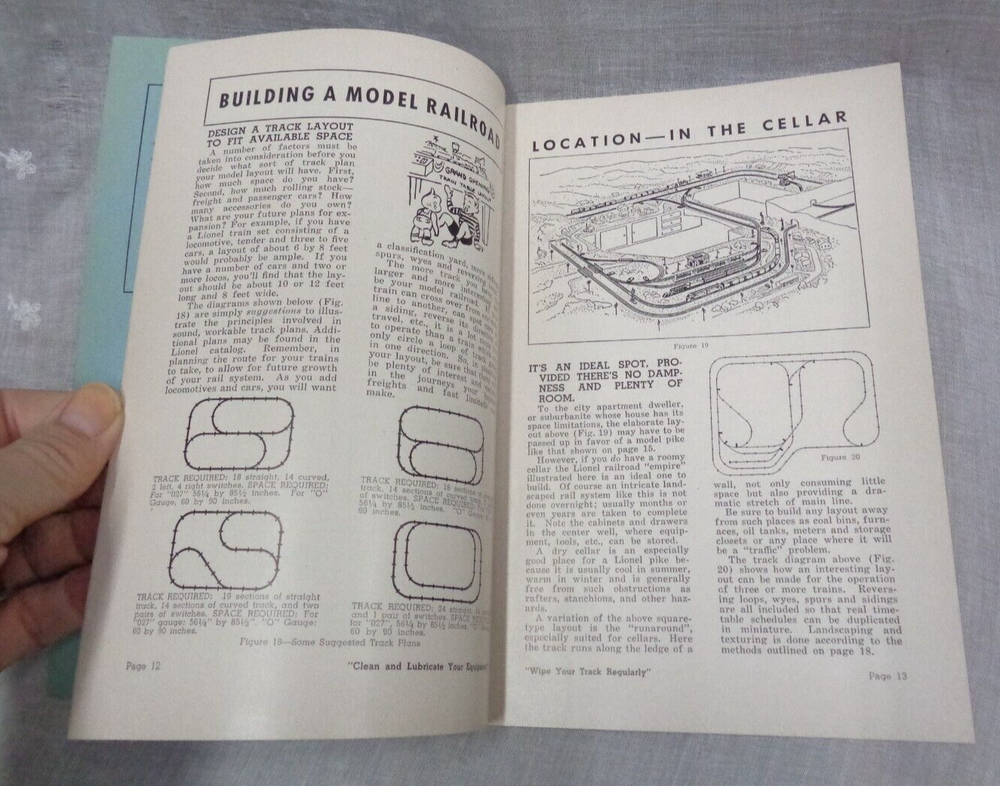 1949 INSTRUCTIONS for assembling and operating LIONEL TRAINS ~ 56 pages