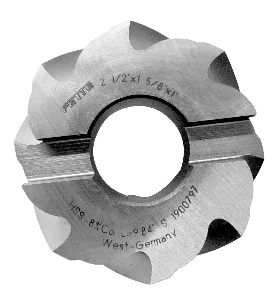 8% Premium Cobalt Shell End Mill, 2-1/2" Diameter