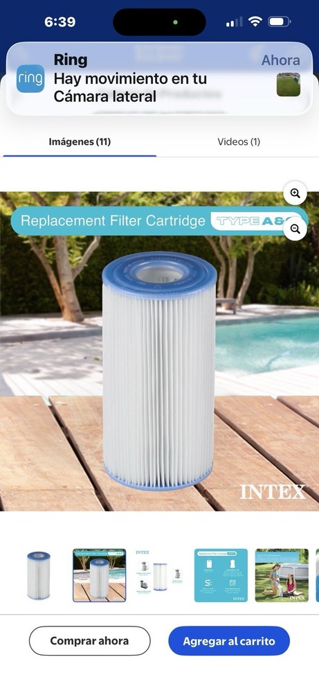 Intex Replacement Pool Filter Cartridge – (3-Pack)