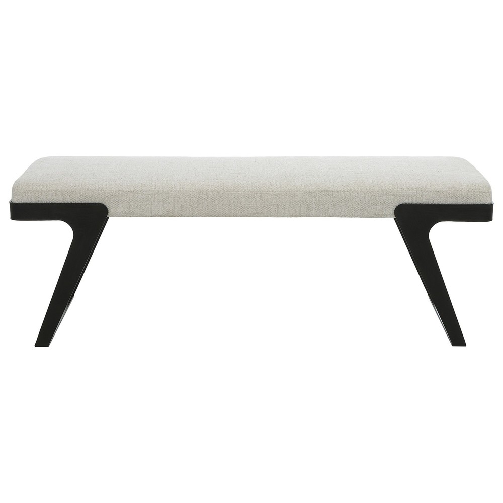 Uttermost 23758 Hover 53"W Bench - White